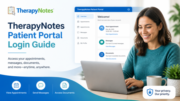 TherapyNotes Patient Portal Login Guide for Texas Holistic Psychiatry patients starting September 1, 2026